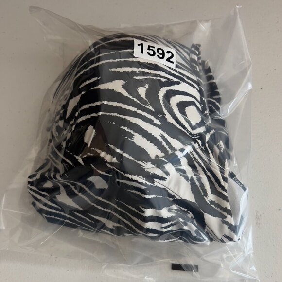 Spanx Love Your Assets Ruched Tankini Swim Top Black & White Abstract Print XL - Picture 11 of 11